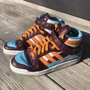 NWT Adidas Forum Leather Mid size 8 adidas Forum Black for Sale | Authenticity Guaranteed | eBay main image 3